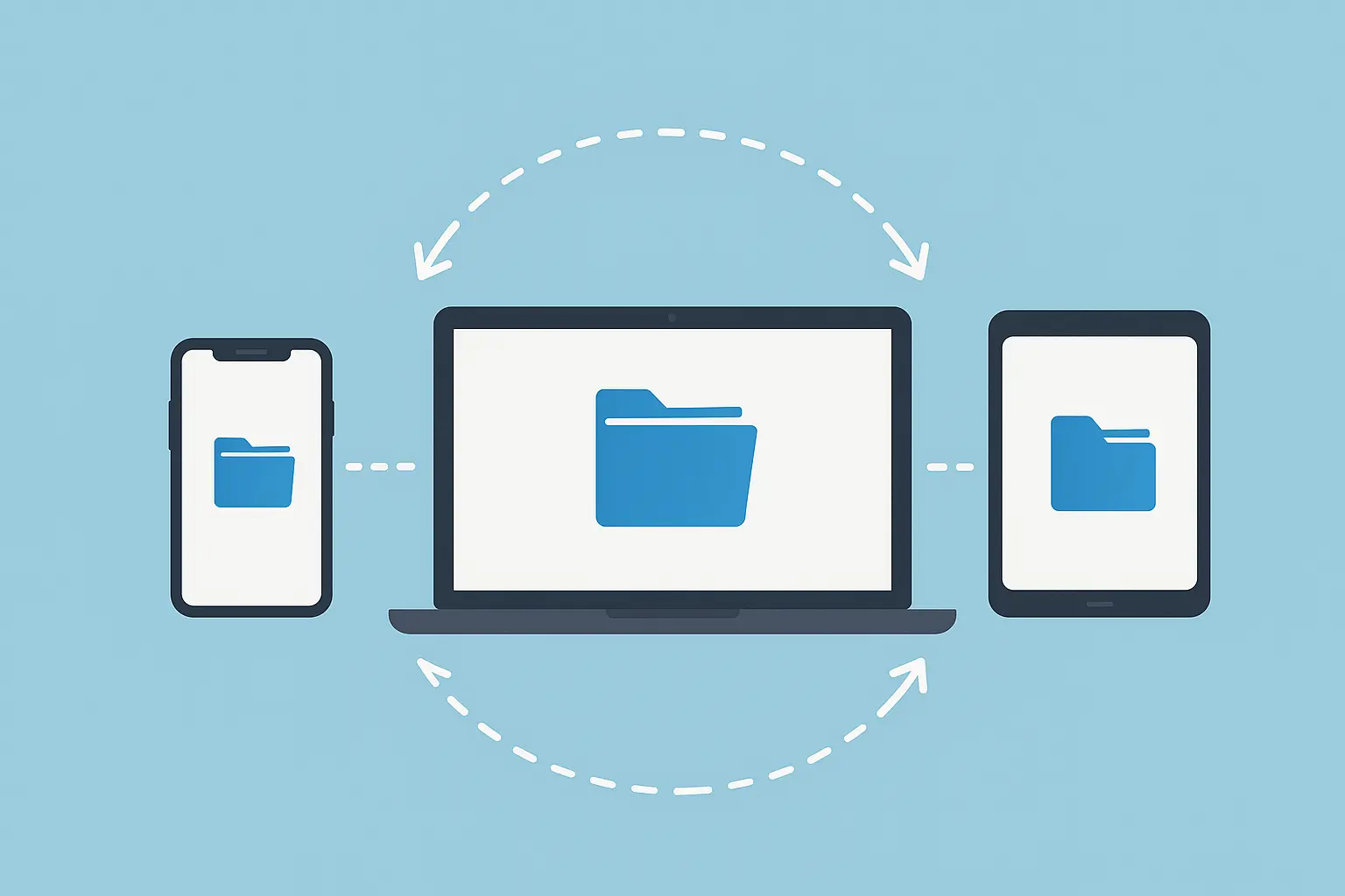 افضل طريقة لنقل الملفات بين جميع الاجهزة