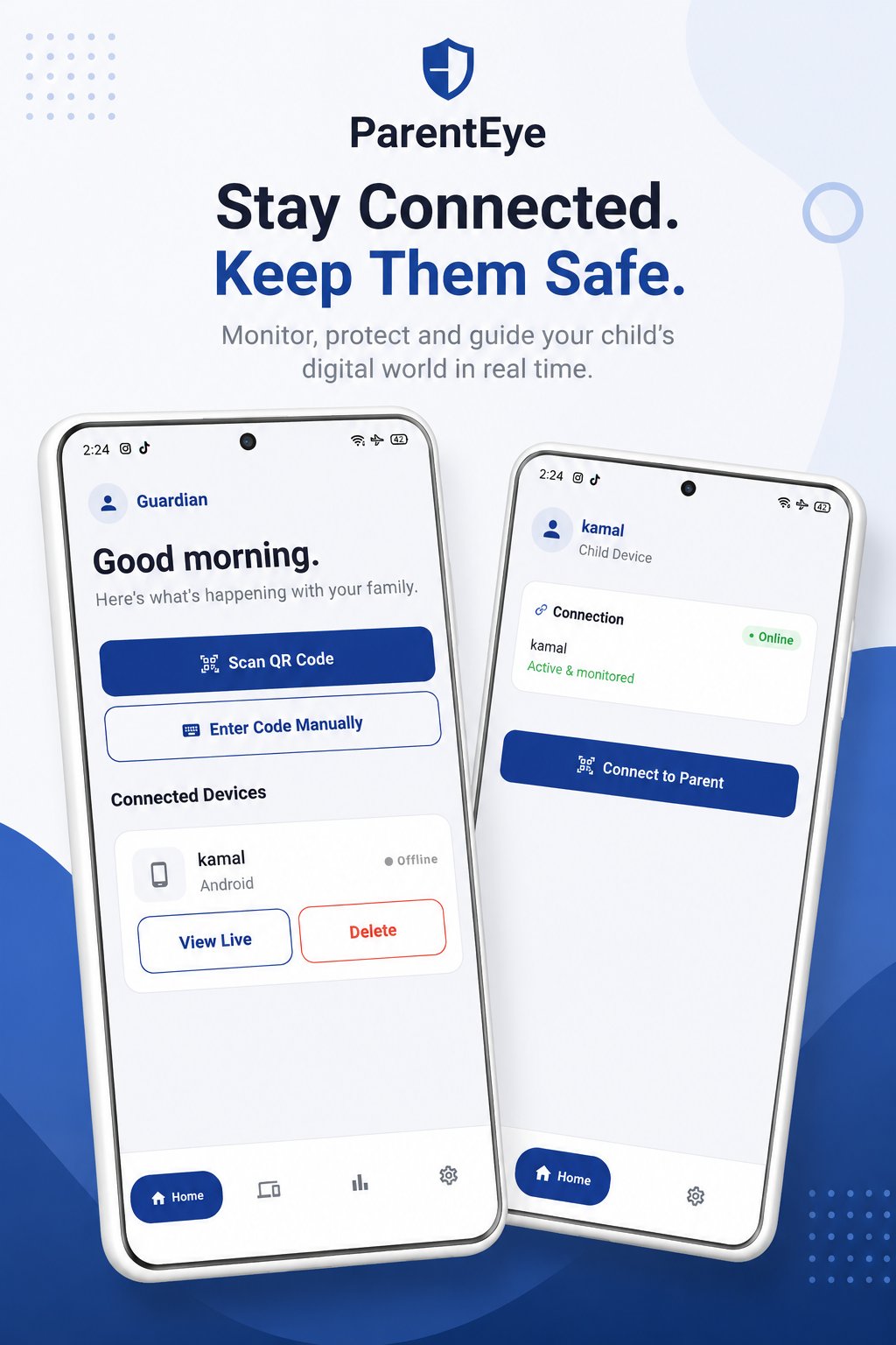 تطبيق للرقابة الأبوية ومتابعة هاتف الطفل عن بعد screenshot 1