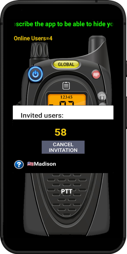 لاسلكي احترافي عبر الإنترنت: حوّل هاتفك إلى Walkie Talkie بسهولة screenshot 7