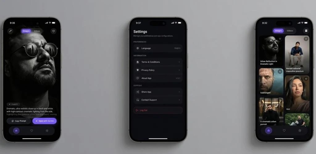 تطبيق يجمع كل البرومبت الاحترافي لتصميم الصور screenshot 5