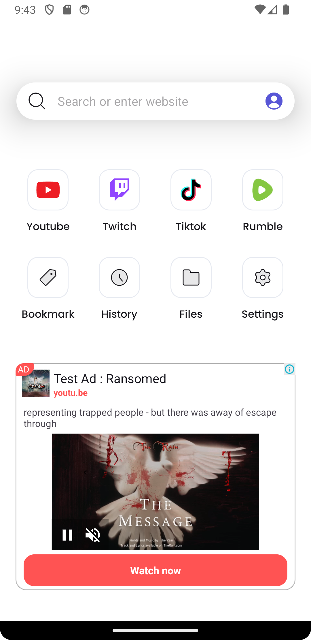 تطبيق لتشغيل الفيديو في الخلفية بدون اعلانات screenshot 1
