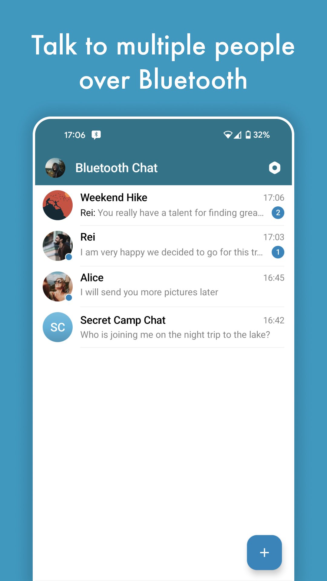أفضل تطبيق للدردشة بدون إنترنت screenshot 1