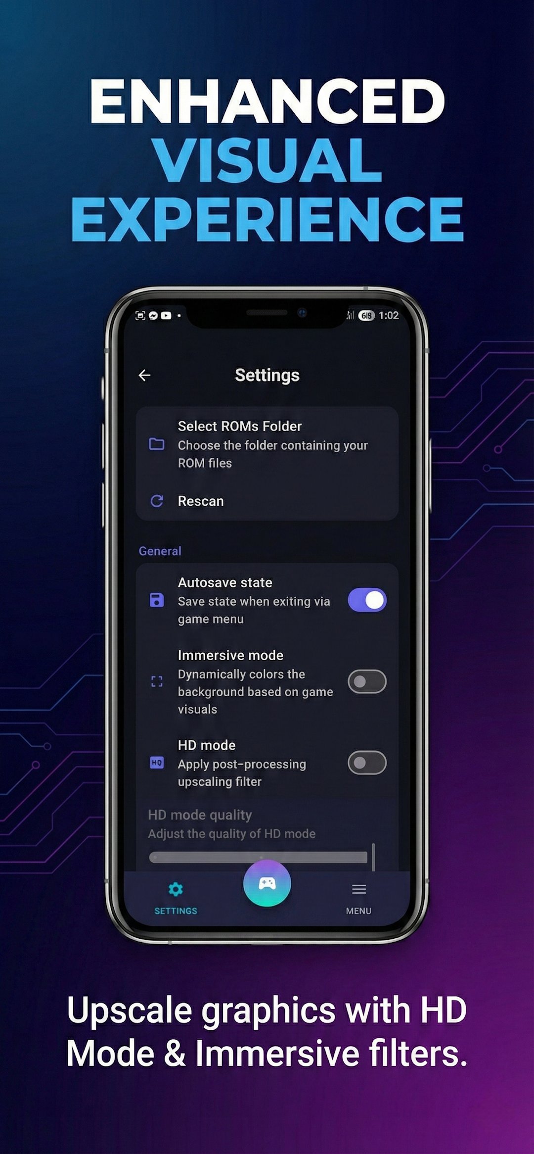 Vertex: محاكي ألعاب كلاسيكية screenshot 3